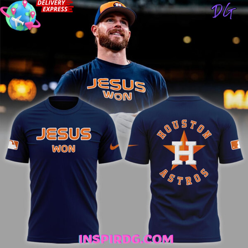 Buildercar - Houston Astros Jesus Won 2025 NHL T-shirt