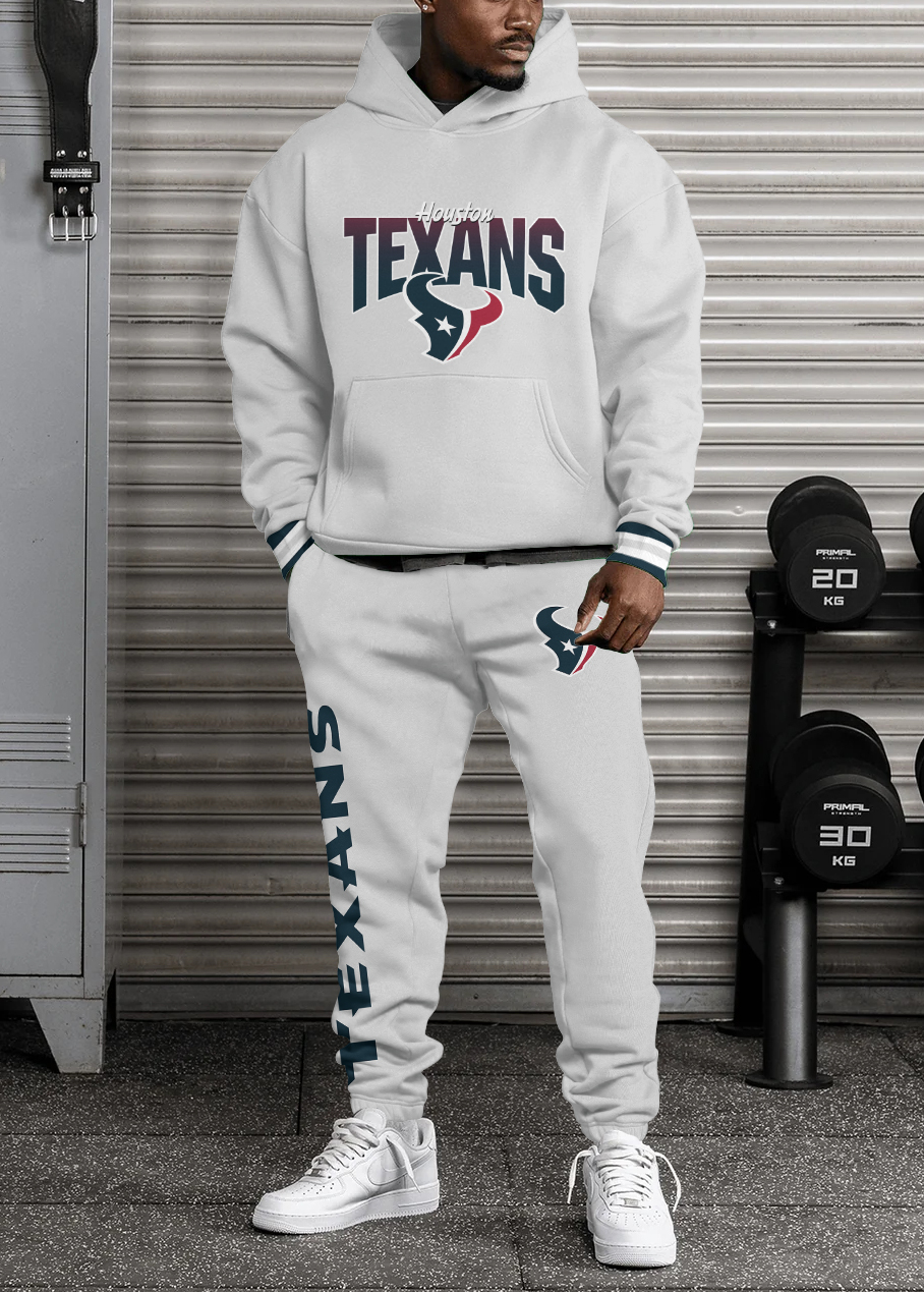 Buildercar - Houston Texans NFL Sport Hoodie Tracksuit Style 134