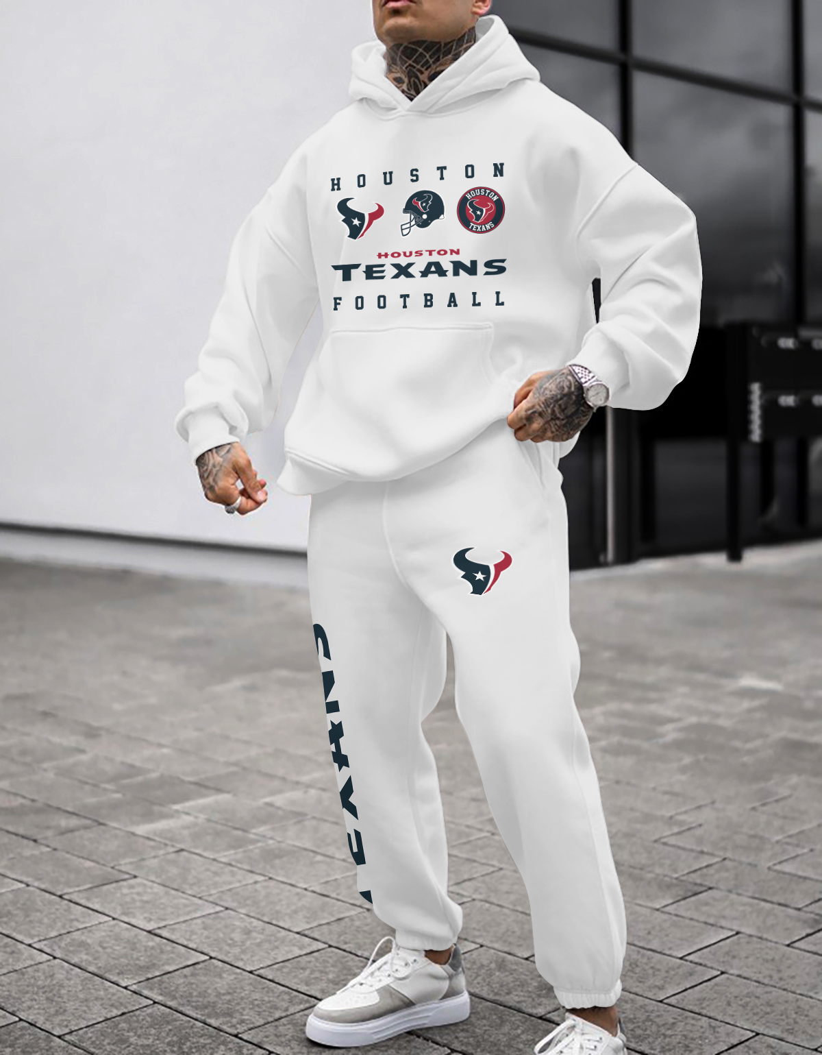 Buildercar - Houston Texans NFL Sport Hoodie Tracksuit Style 150