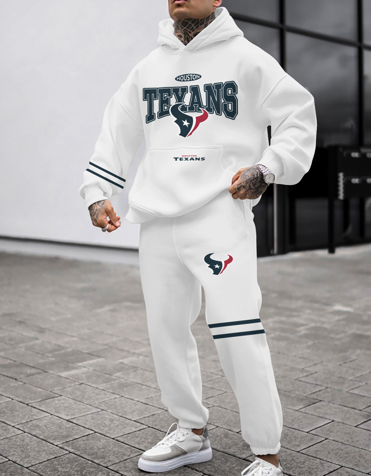 Buildercar - Houston Texans NFL Sport Hoodie Tracksuit Style 158