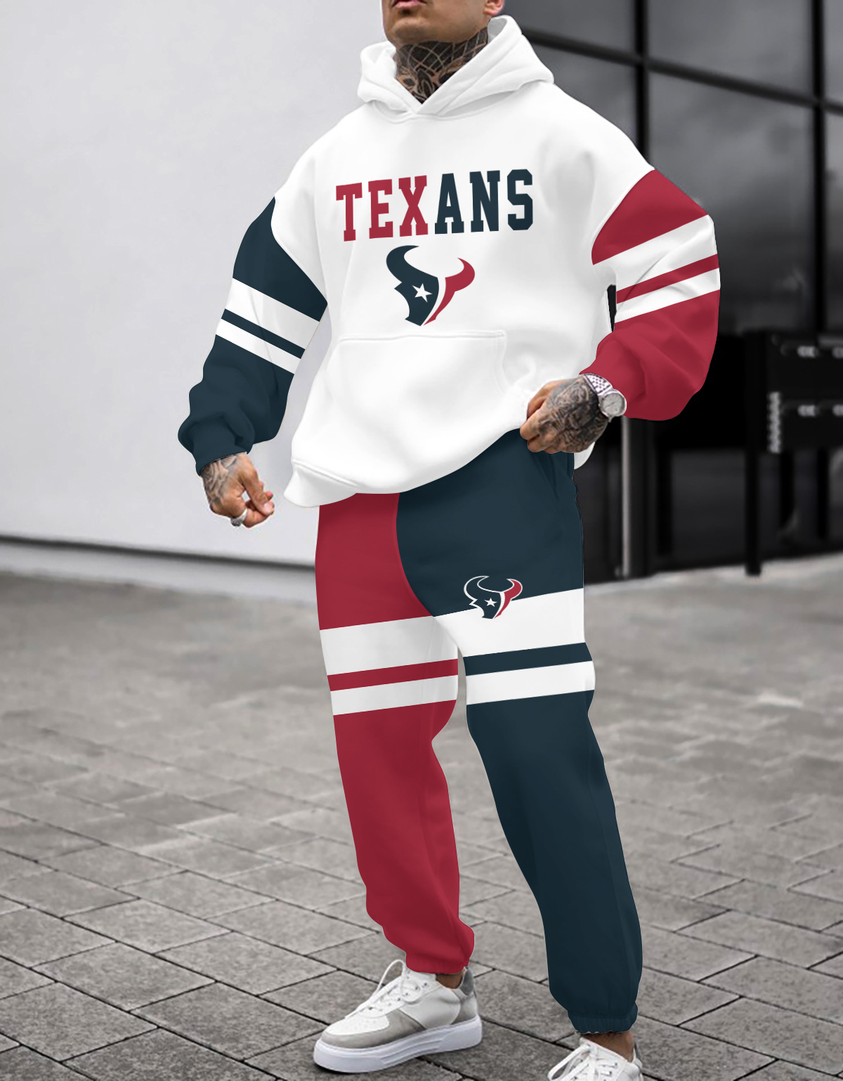 Buildercar - Houston Texans NFL Sport Hoodie Tracksuit Style 169