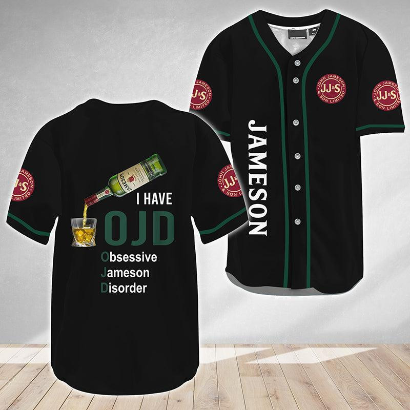 Buildercar - I Have Obsessive Jameson Disorder Baseball Jersey