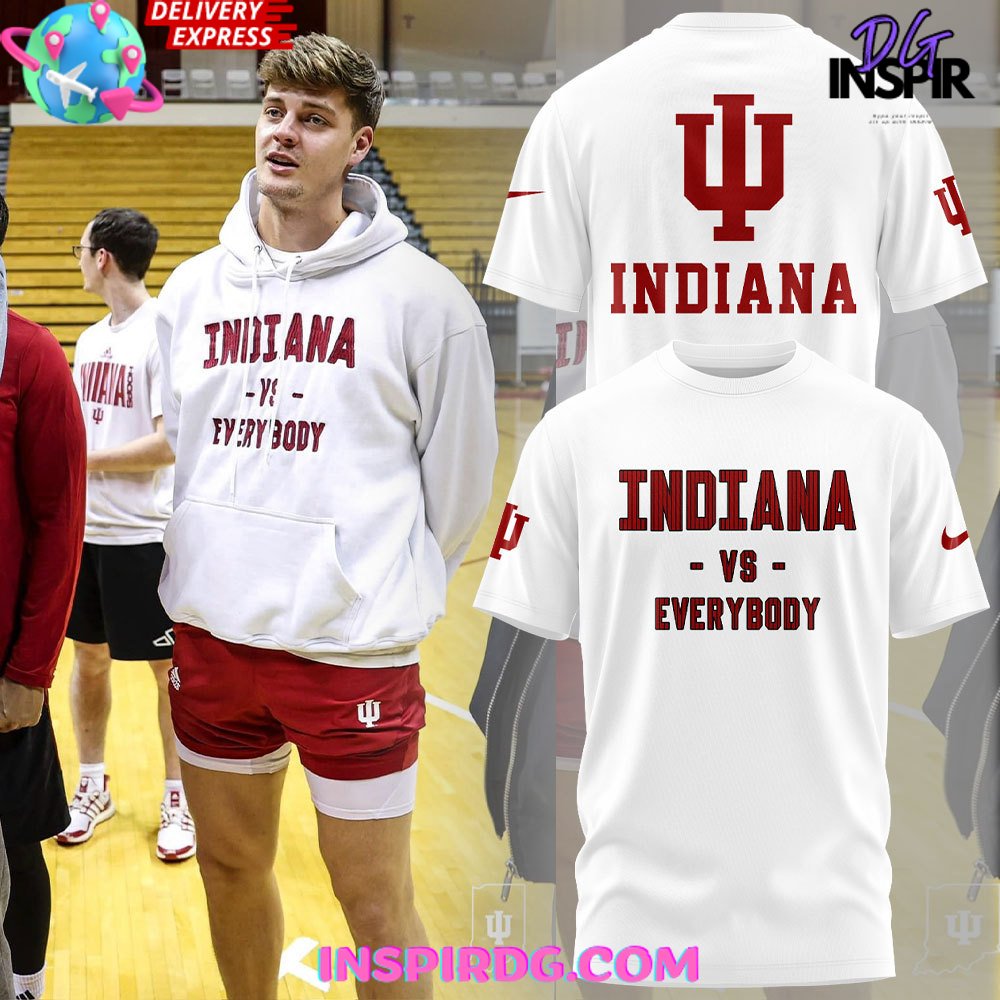 Buildercar - Indiana Hoosiers VS Everybody Special White NHL T-shirt