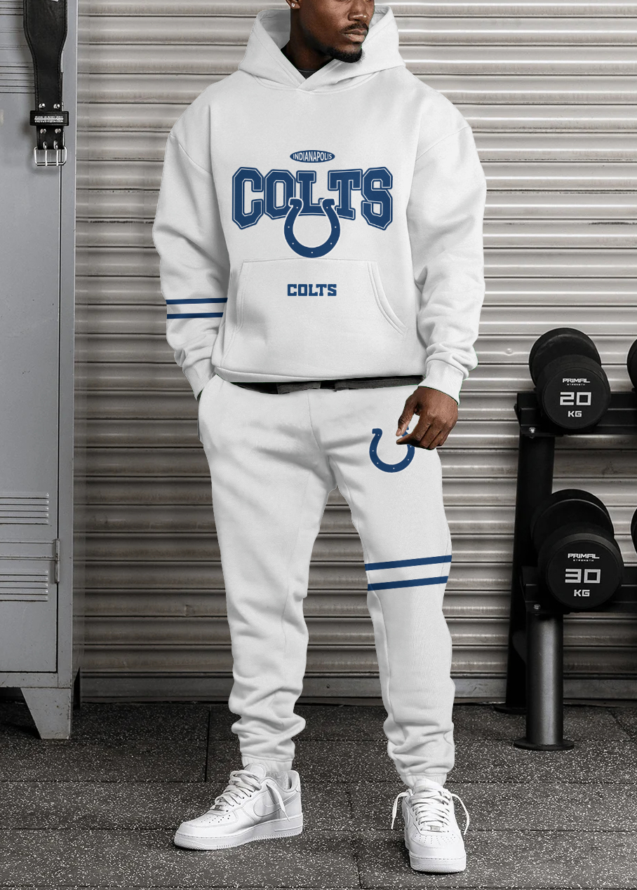 Buildercar - Indianapolis Colts NFL Sport Hoodie Tracksuit Style 87