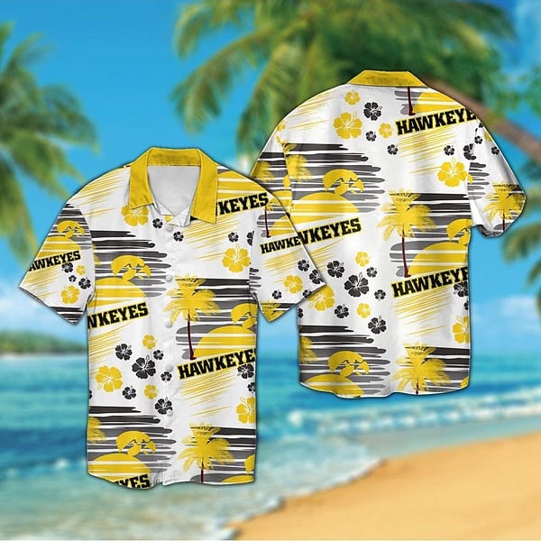 Buildercar - Iowa Hawkeyes Coconut Island Hawaiian Shirt