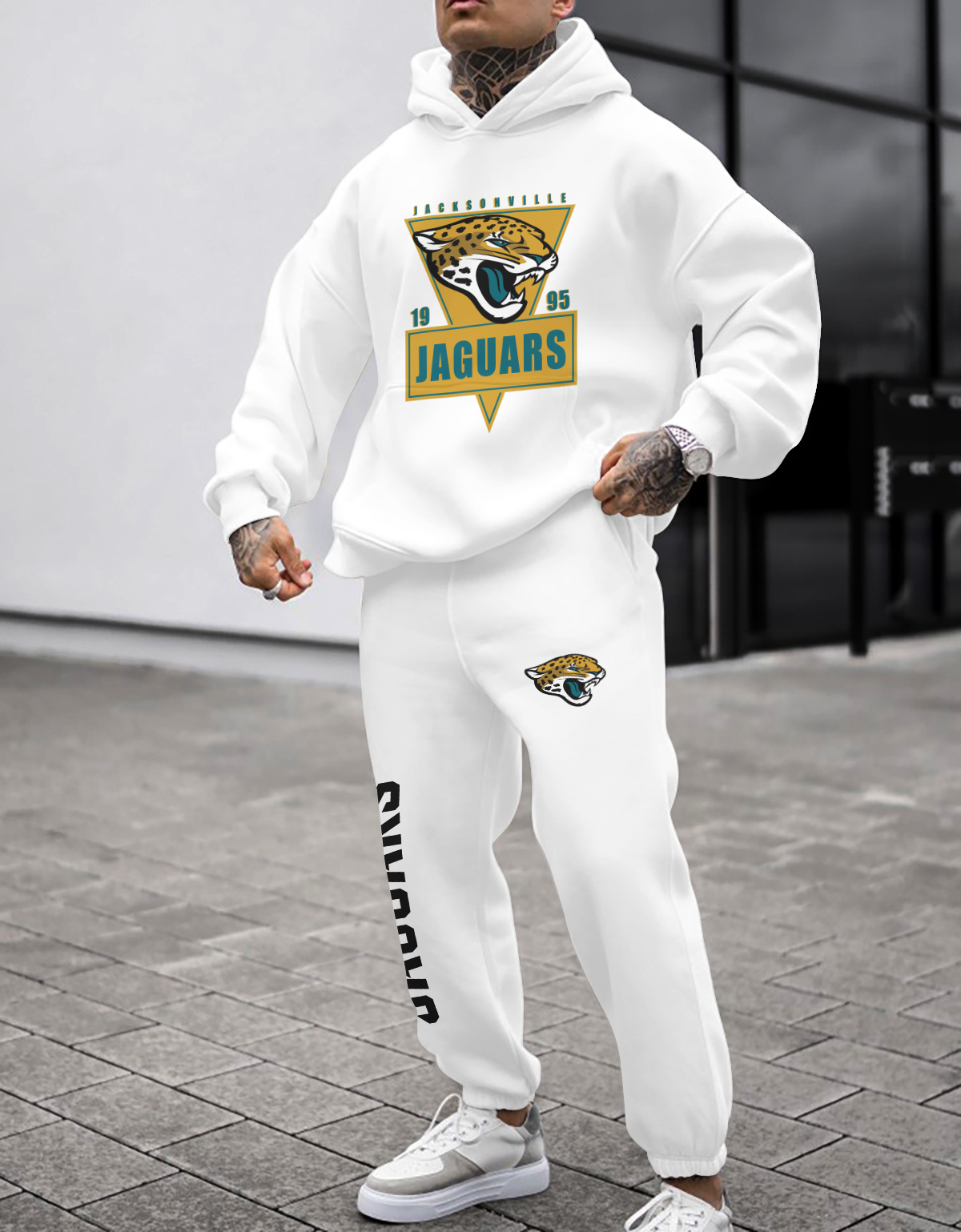 Buildercar - Jacksonville Jaguars NFL Sport Hoodie Tracksuit Style 235