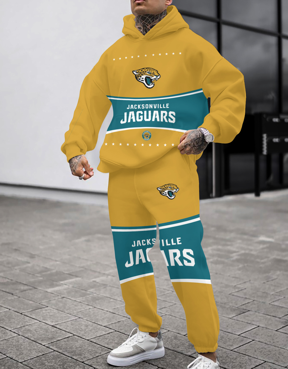 Buildercar - Jacksonville Jaguars NFL Sport Hoodie Tracksuit Style 243