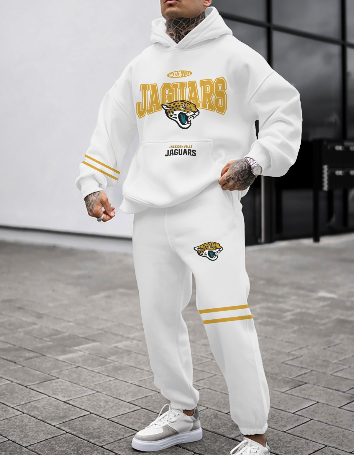 Buildercar - Jacksonville Jaguars NFL Sport Hoodie Tracksuit Style 50