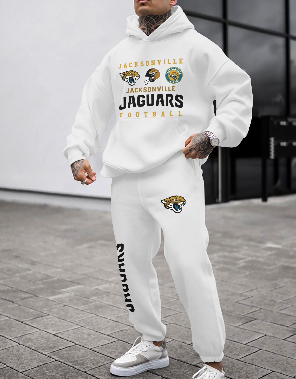 Buildercar - Jacksonville Jaguars NFL Sport Hoodie Tracksuit Style 52