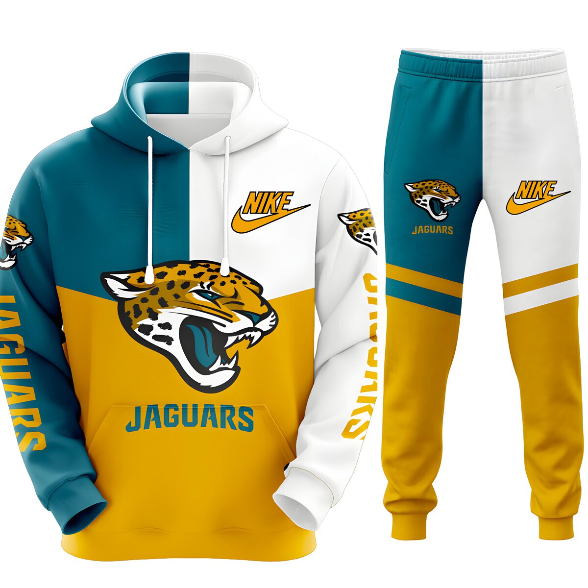 Buildercar - Jacksonville Jaguars Superior NFL Team Sport Hoodie Tracksuit
