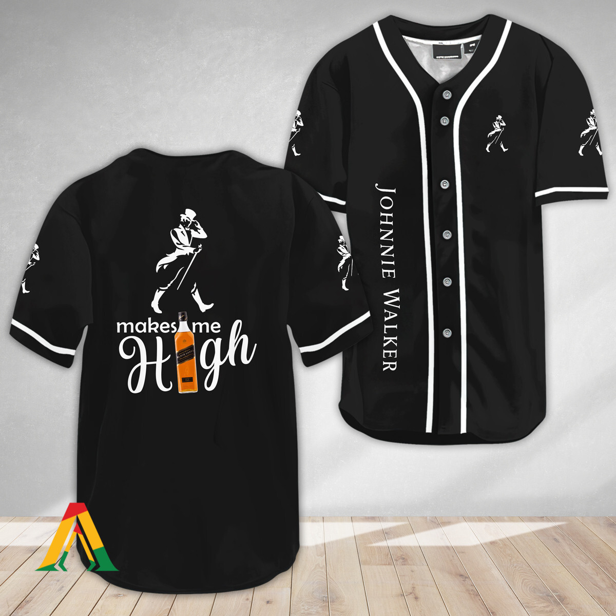 Buildercar - Johnnie Walker Make Me High Baseball Jersey