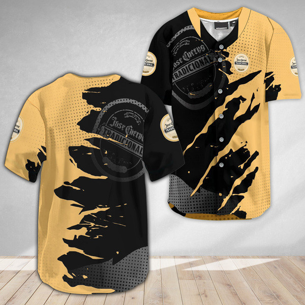 Buildercar - Jose Cuervo Metal Crack Pattern Baseball Jersey