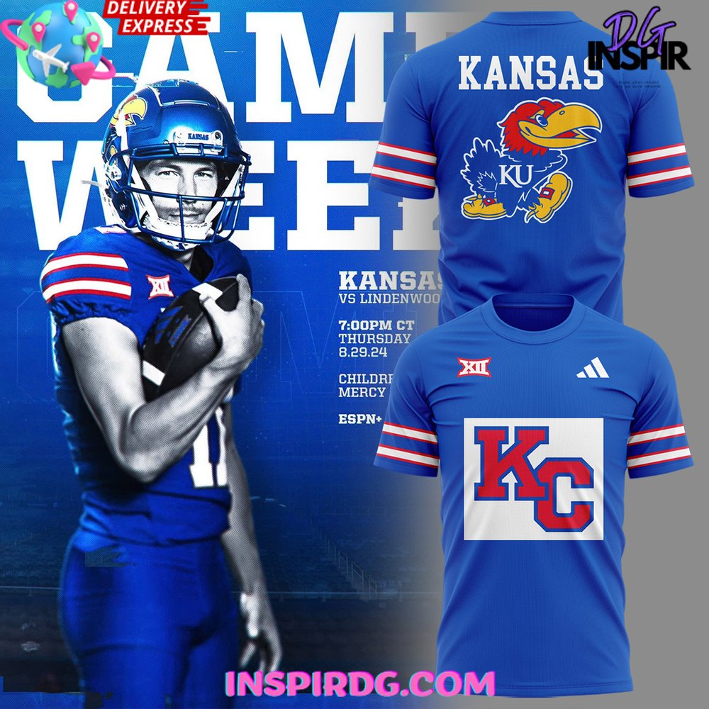 Buildercar - Kansas Jayhawks Football KC 2025 NHL T-shirt