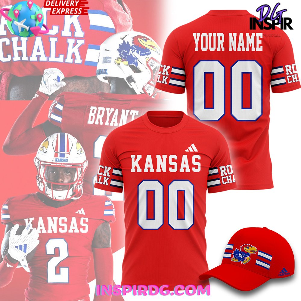 Buildercar - Kansas Jayhawks Rock Chalk Football 2025 NHL T-shirt