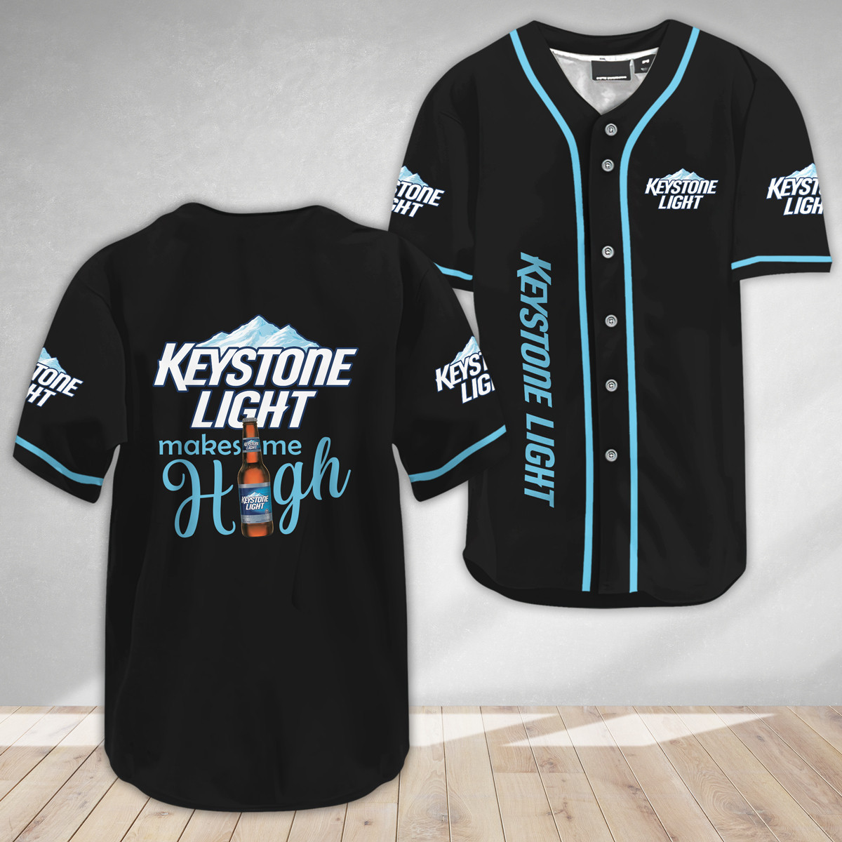 Buildercar - Keystone Light Make Me High Baseball Jersey