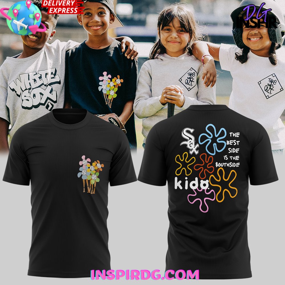 Buildercar - Kido x Chicago White Sox 2025 Black NHL T-shirt
