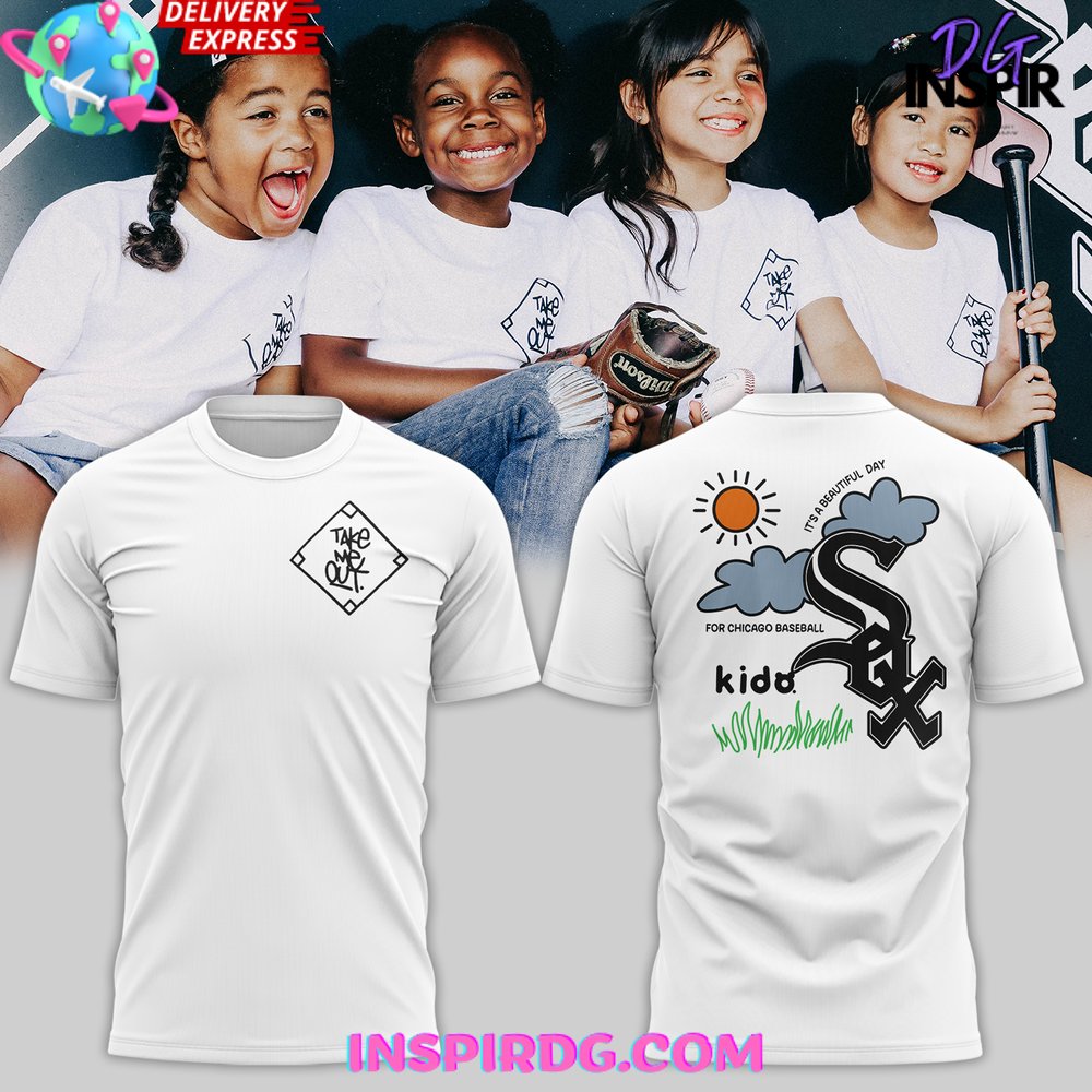 Buildercar - Kido x Chicago White Sox 2025 White NHL T-shirt