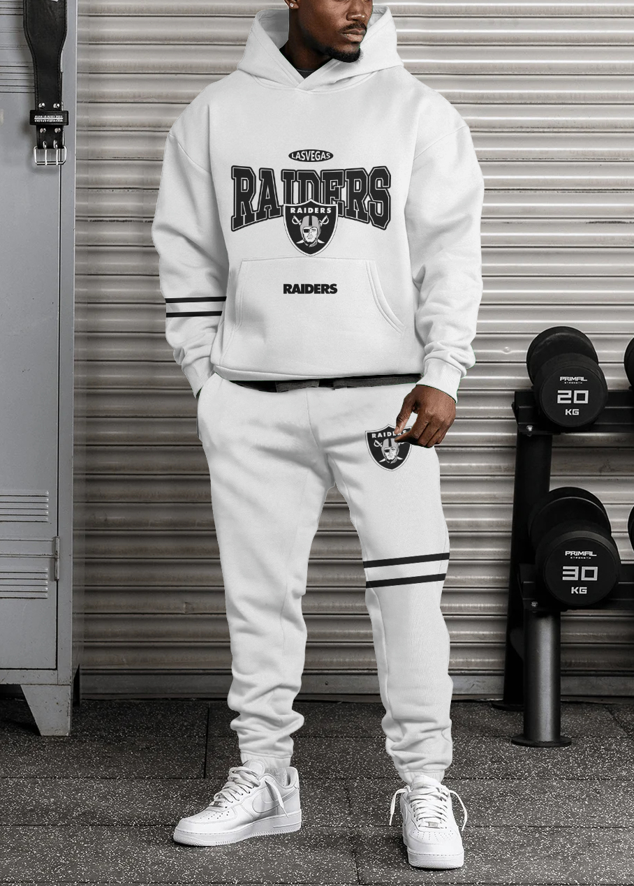 Buildercar - Las Vegas Raiders NFL Sport Hoodie Tracksuit Style 109