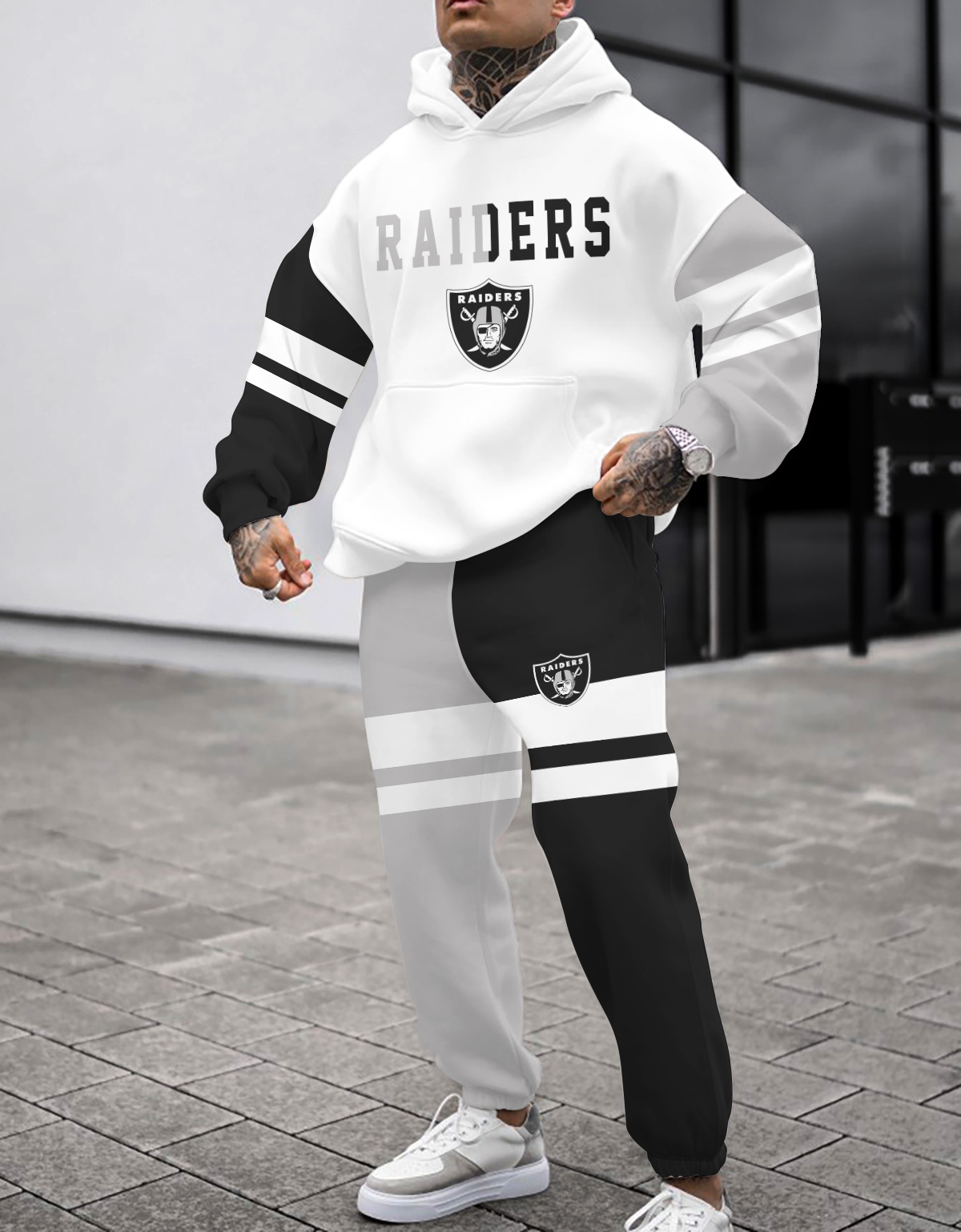 Buildercar - Las Vegas Raiders NFL Sport Hoodie Tracksuit Style 425