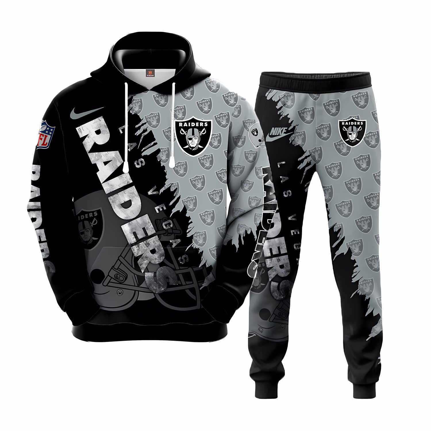 Buildercar - Las Vegas Raiders NFL Team Sport Hoodie Tracksuit