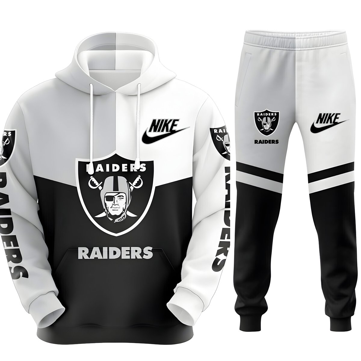 Buildercar - Las Vegas Raiders Superior NFL Team Sport Hoodie Tracksuit