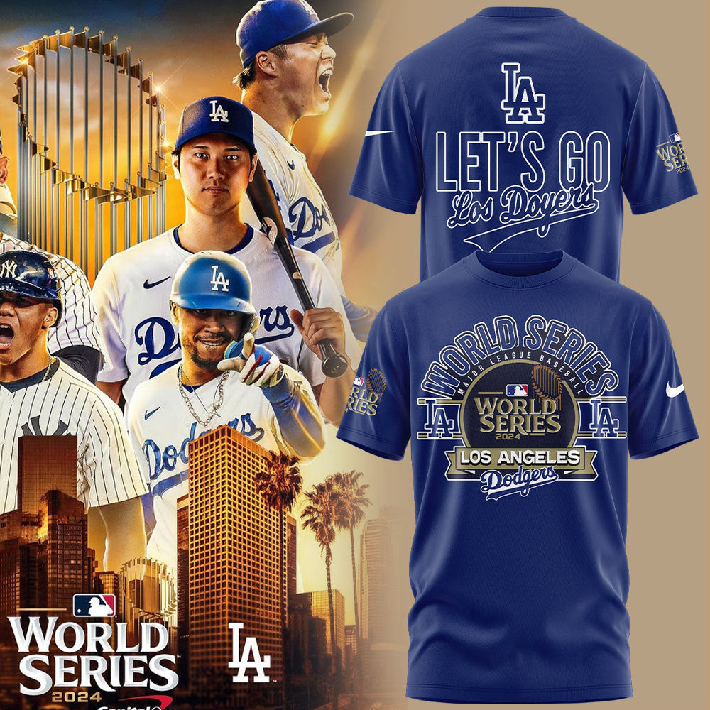 Buildercar - Los Angeles Dodgers Royal World Series Blue 2 T-Shirt Hoodie Suit
