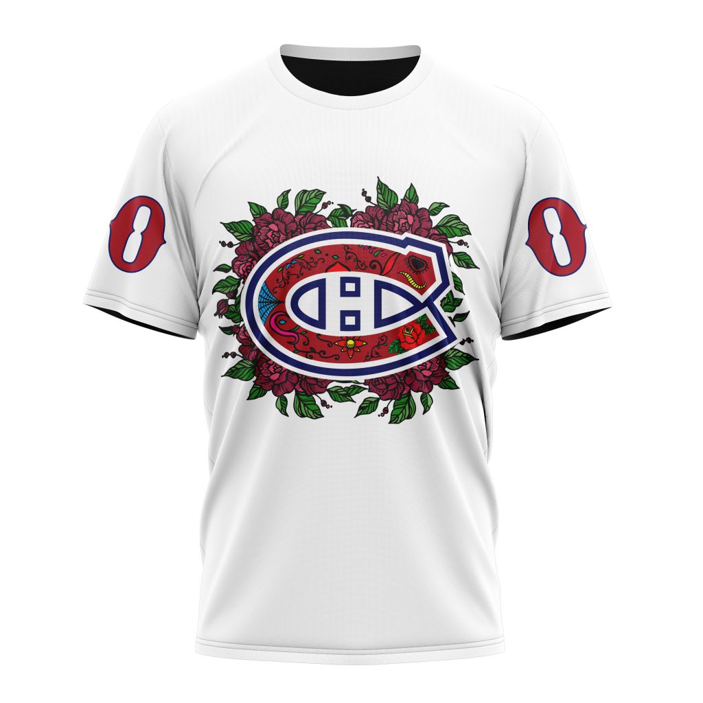 Buildercar - Los Angeles Kings Unisex Kits Dia De Muertos Personalized Name And Number T-Shirt