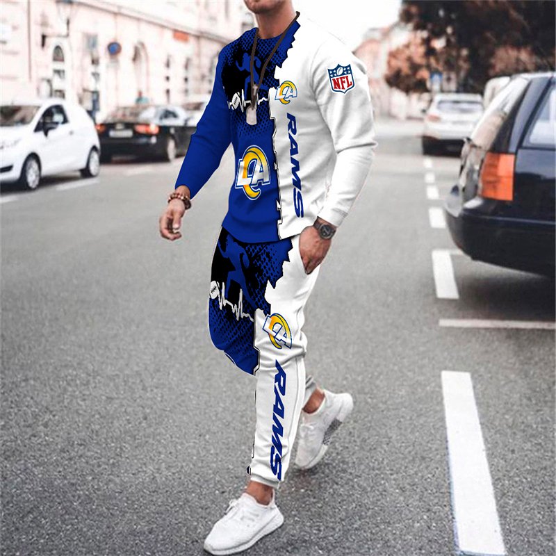 Buildercar - Los Angeles Rams NFL Football Team V2 Sport Hoodie Tracksuit