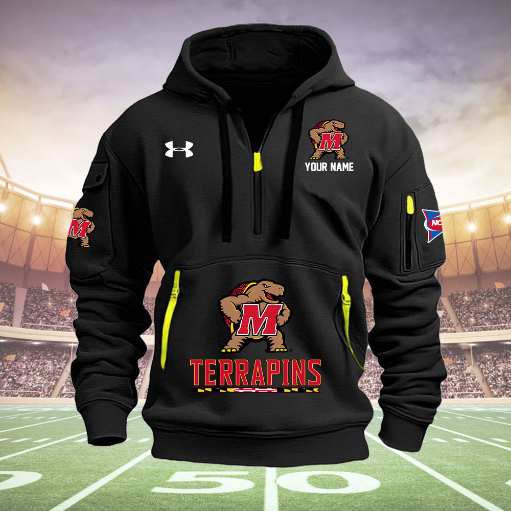 Buildercar - Maryland Terrapins Quarter Zip Hoodie