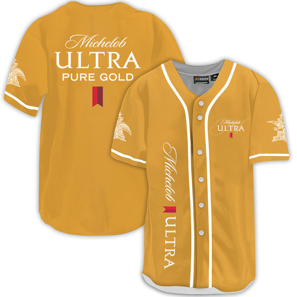 Buildercar - Michelob Ultra Pure Gold Baseball Jersey