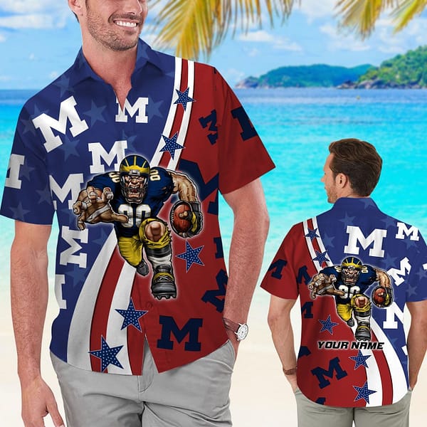 Buildercar - Michigan Wolverines Football Players Hawaiian Shirt