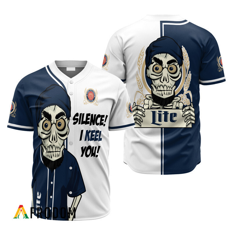 Buildercar - Miller Lite Silence I keel you Baseball Jersey