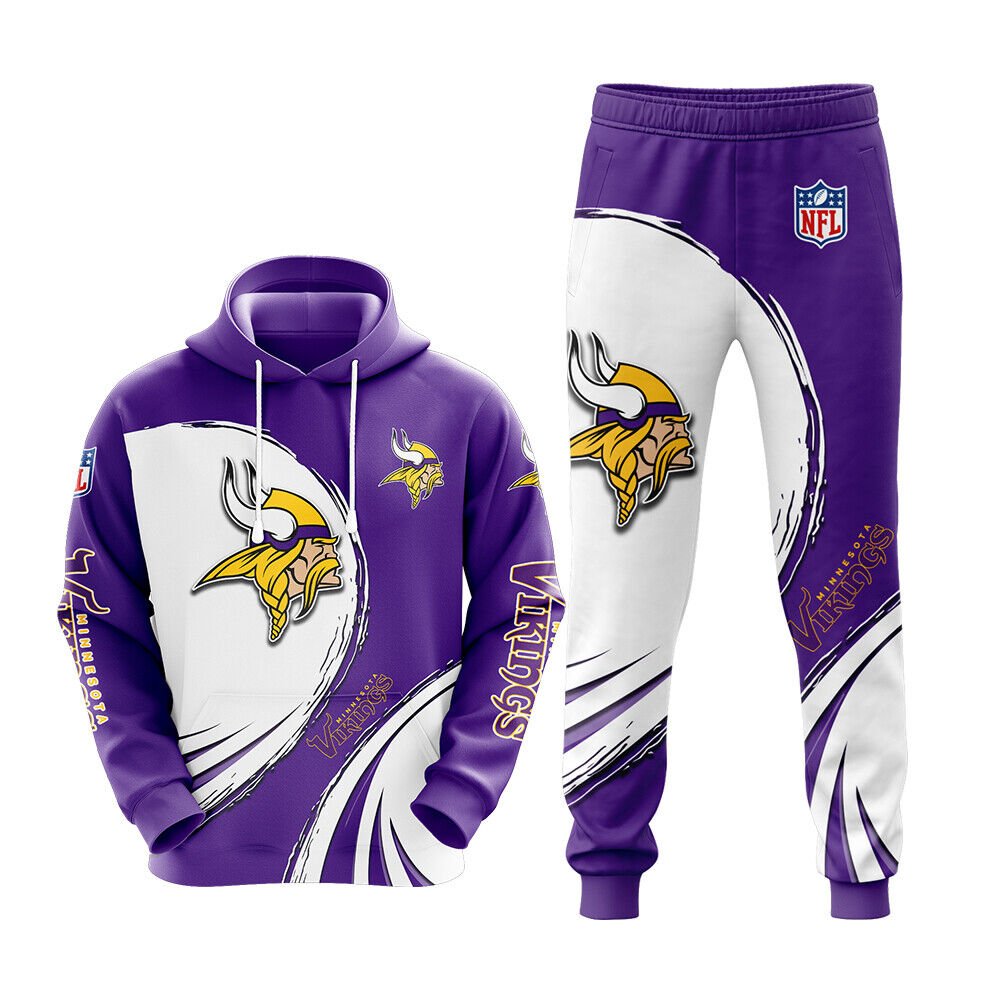 Buildercar - Minnesota Vikings NFL Football Team Sport Hoodie Tracksuit