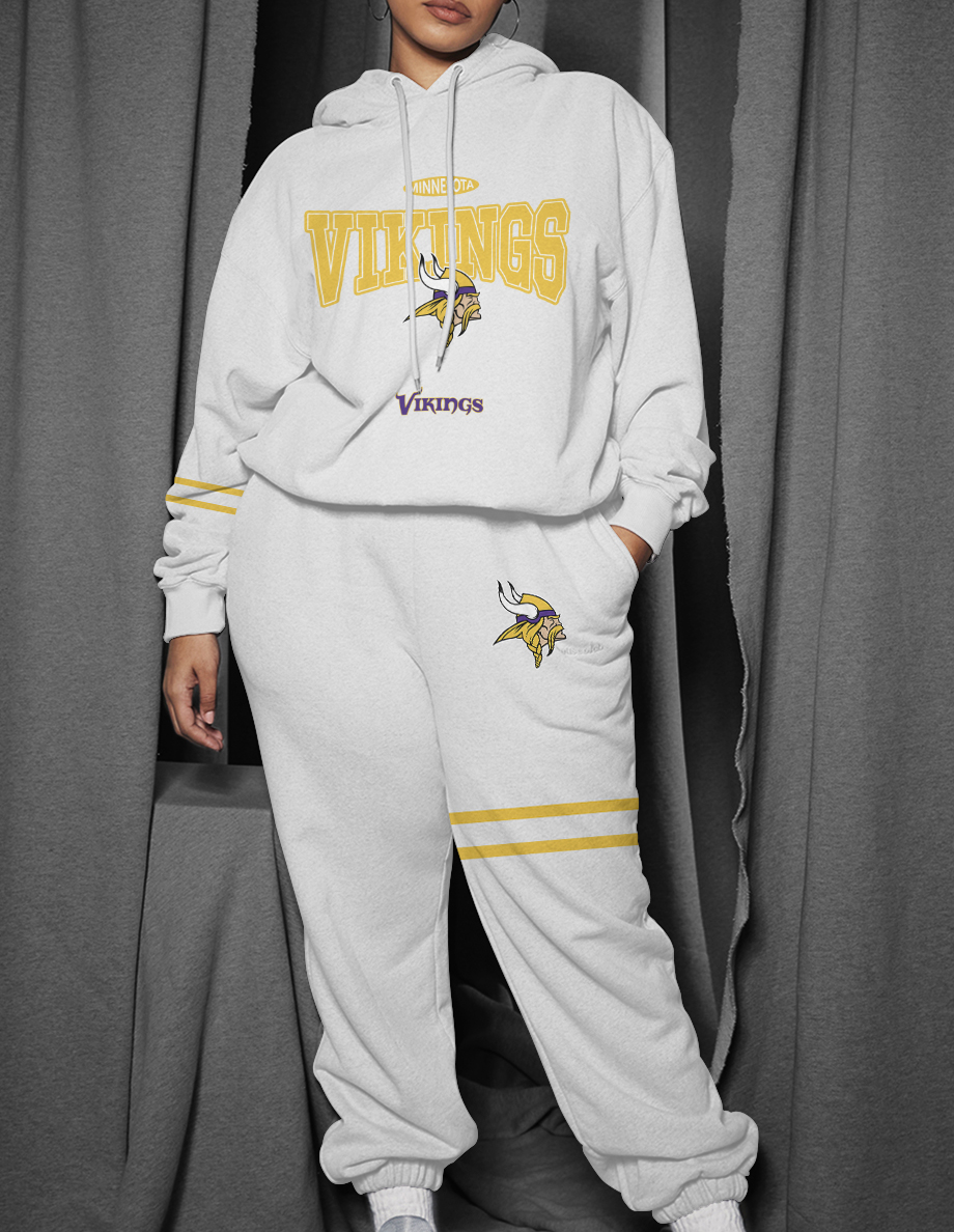 Buildercar - Minnesota Vikings NFL Sport Hoodie Tracksuit Style 260