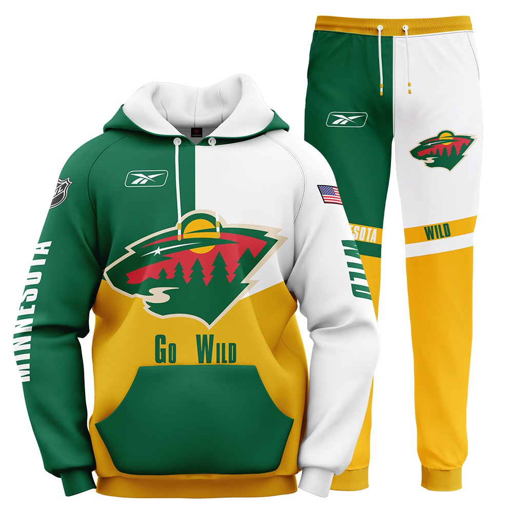 Buildercar - Minnesota Wild NHL Team Sport Hoodie Tracksuit