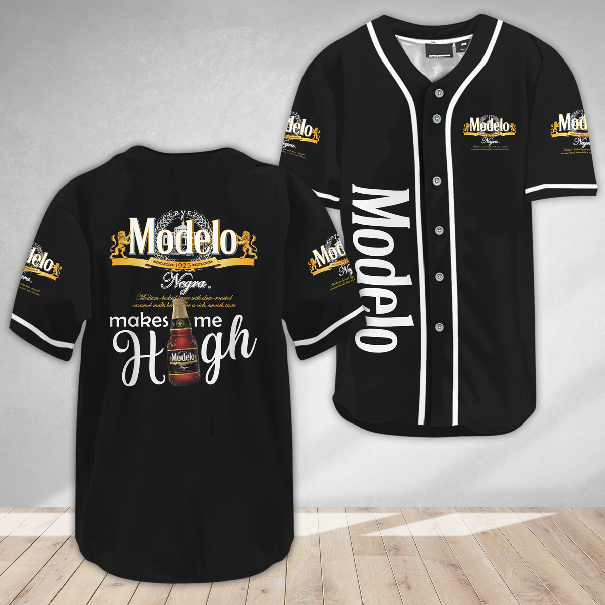 Buildercar - Modelo Beer Make Me High Baseball Jersey
