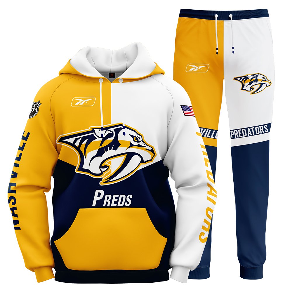 Buildercar - Nashville Predators NHL Team Sport Hoodie Tracksuit