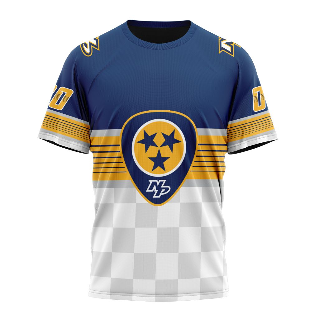 Buildercar - Nashville Predators Personalized Alternate Concepts Kits 01 Personalized Name And Number T-Shirt