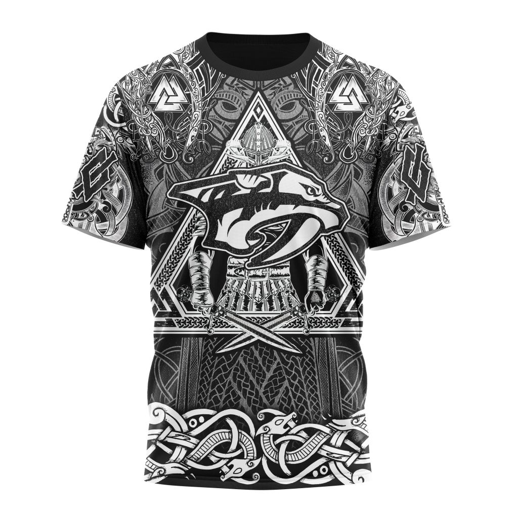 Buildercar - Nashville Predators Special Viking Design 01 Personalized Name And Number T-Shirt