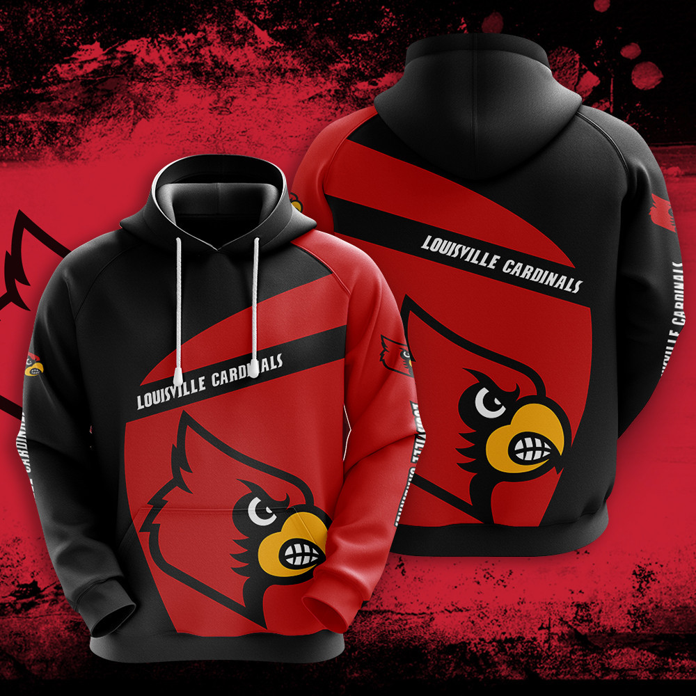 Buildercar - NCAA Louisville Cardinals 3D Hoodie