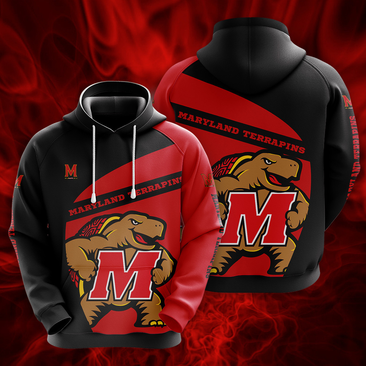 Buildercar - NCAA Maryland Terrapins 3D Hoodie