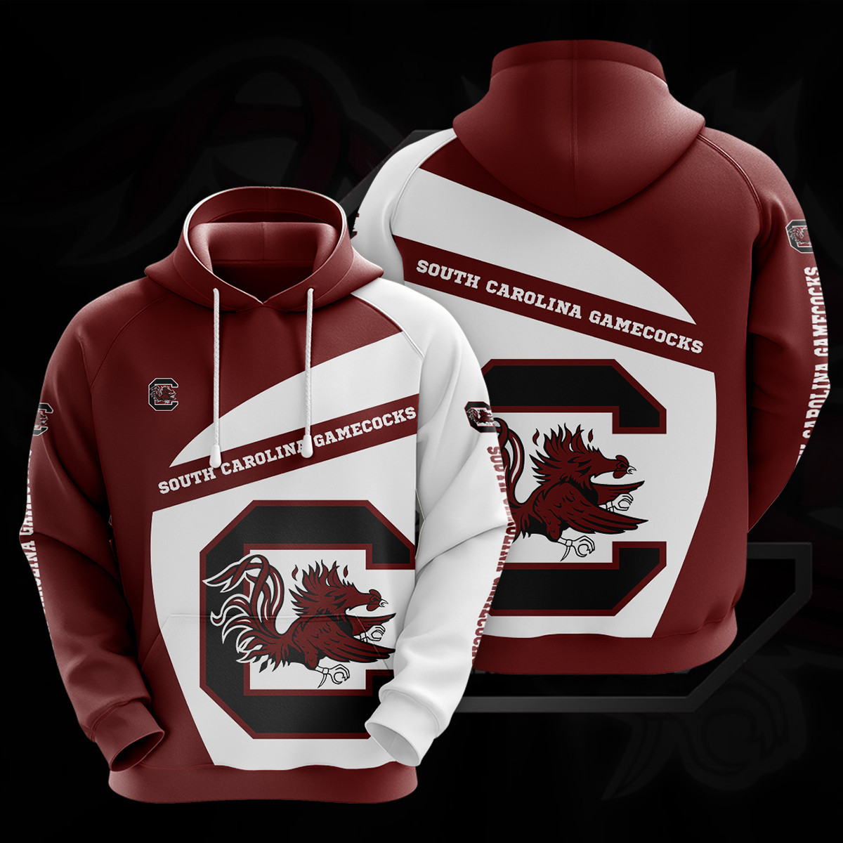 Buildercar - NCAA South Carolina Gamecocks 3D Hoodie