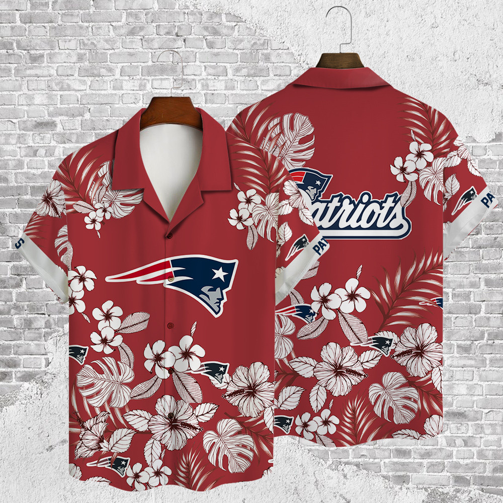 Buildercar - New England Patriots 2023 AOP Hawaiian Shirt V32