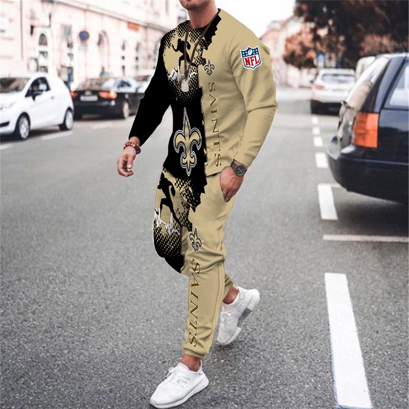 Buildercar - New Orleans Saints NFL Football Team V2 Sport Hoodie Tracksuit