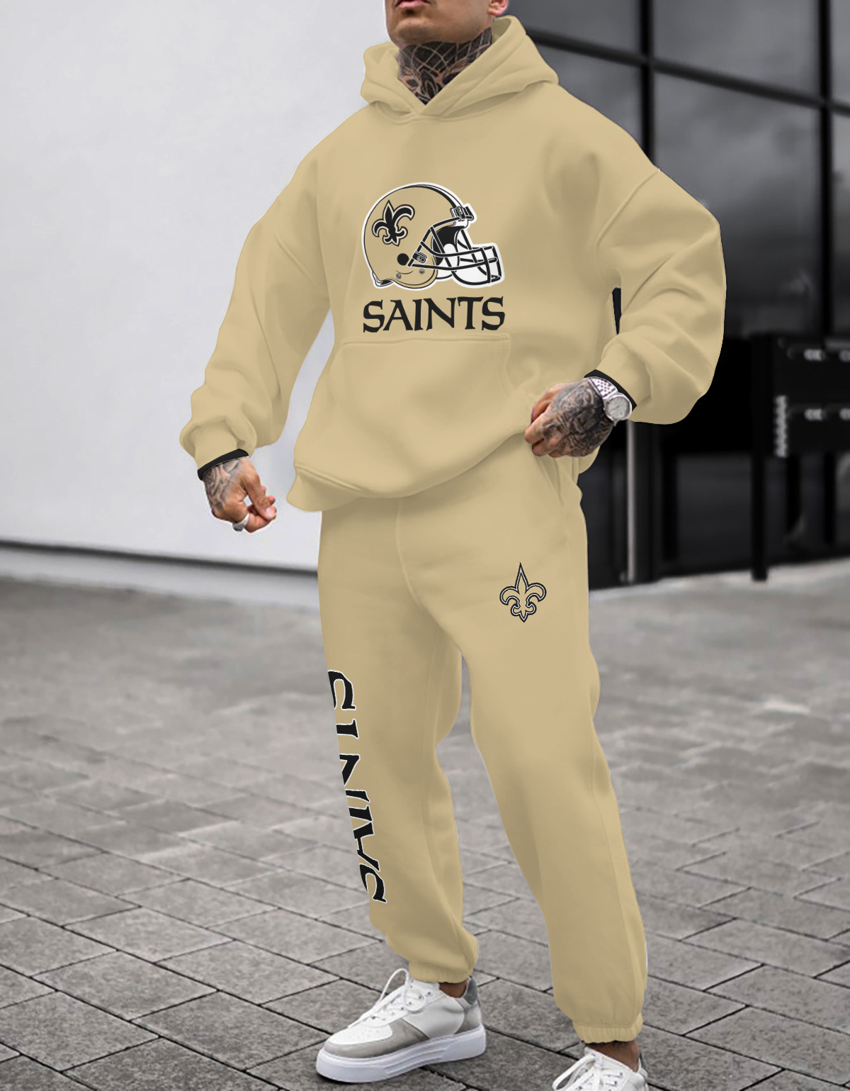 Buildercar - New Orleans Saints NFL Sport Hoodie Tracksuit Style 71