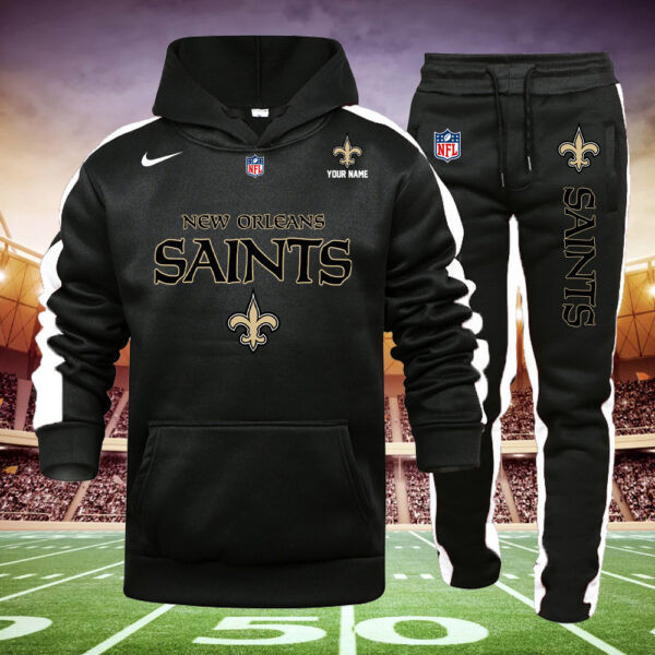 Buildercar - New Orleans Saints NFL Team Sport Hoodie Sweatpant Tracksuit