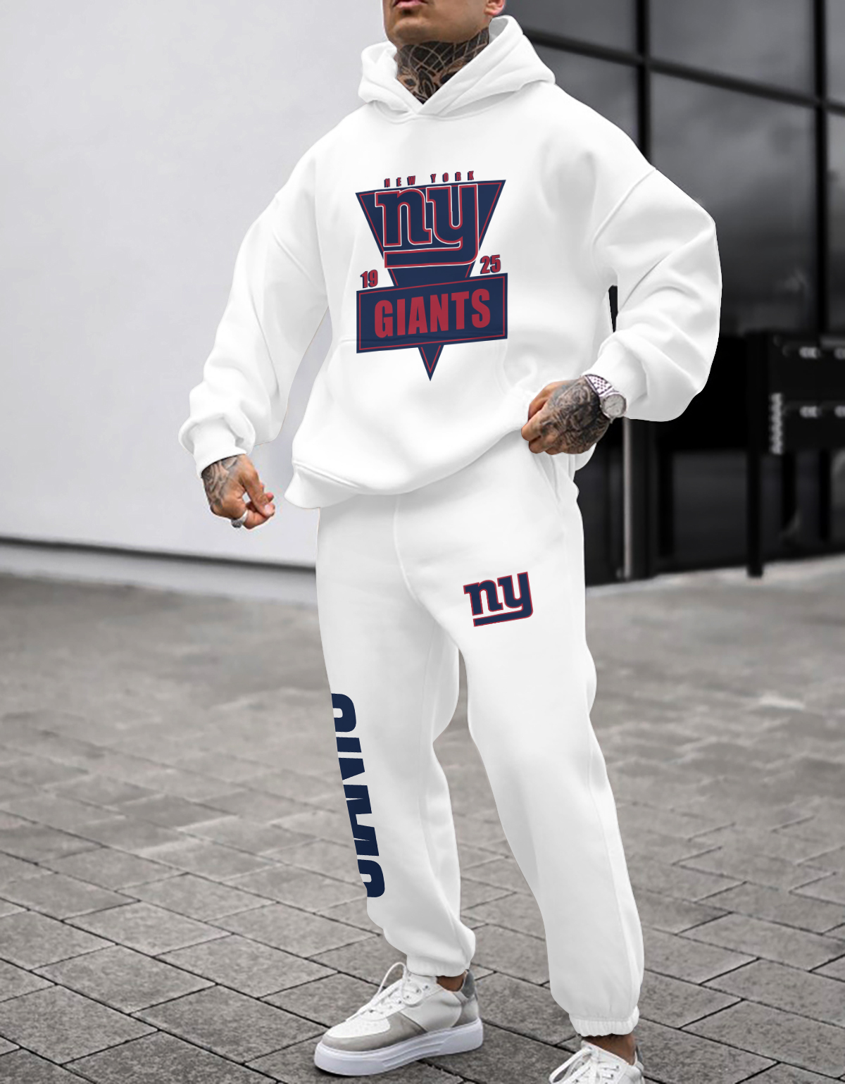 Buildercar - New York Giants NFL Sport Hoodie Tracksuit Style 157