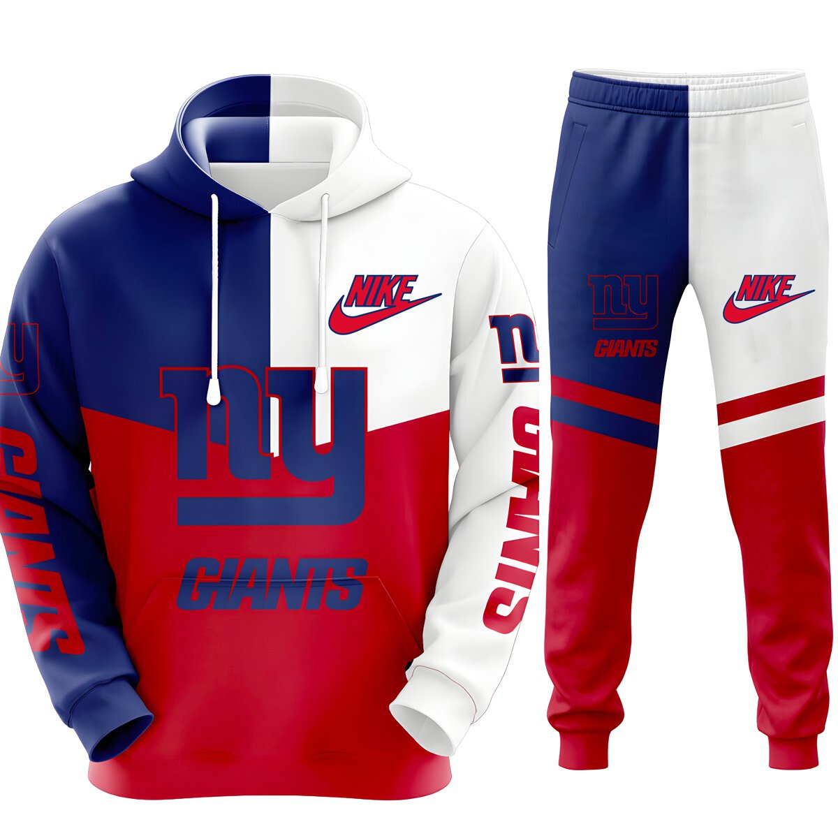 Buildercar - New York Giants Superior NFL Team Sport Hoodie Tracksuit