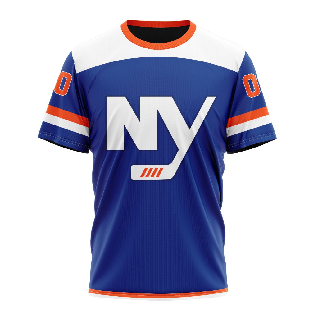Buildercar - New York Islanders Personalized 2023 Alternate Kits Personalized Name And Number T-Shirt