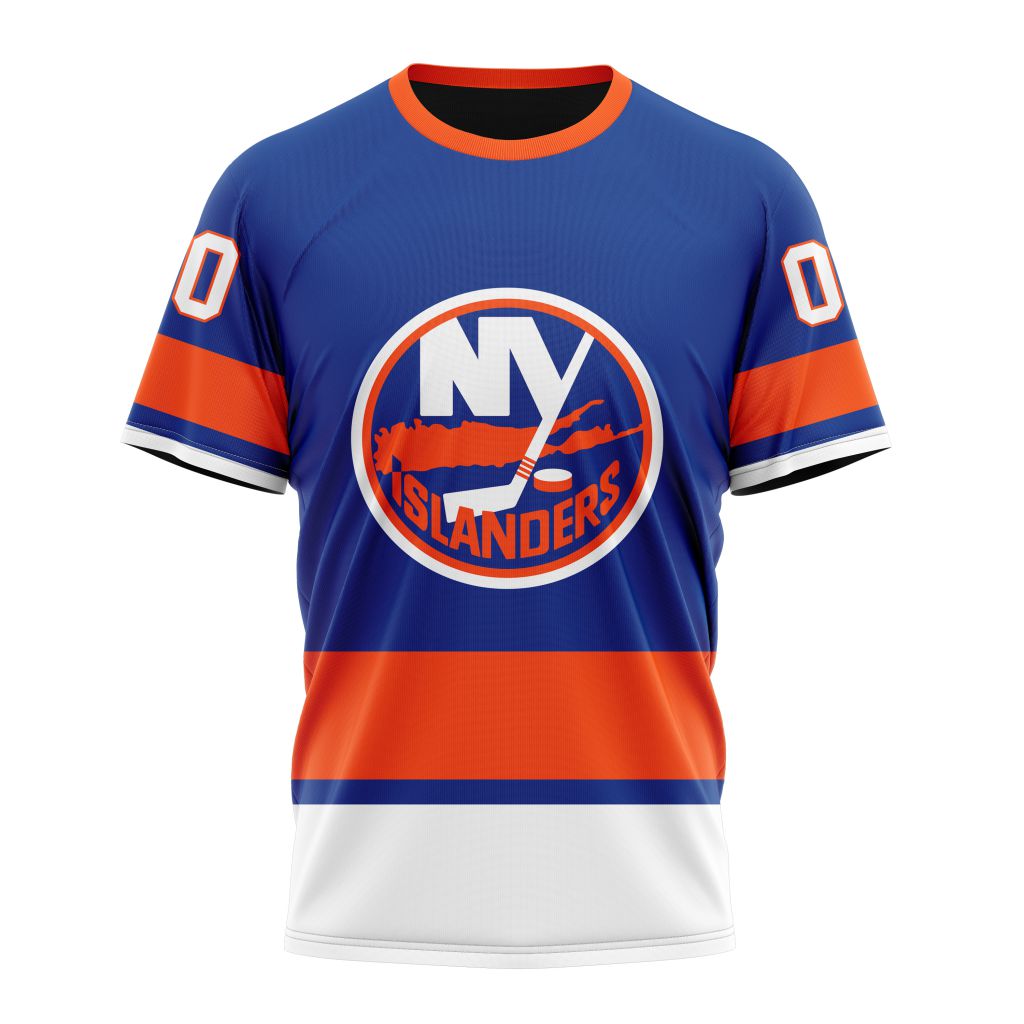 Buildercar - New York Islanders Personalized Home Kits Personalized Name And Number T-Shirt